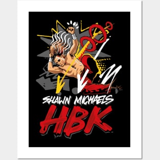 Shawn Michaels HBK Posters and Art